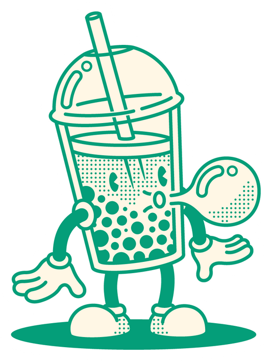 Bubble Tea Vinyl Sticker