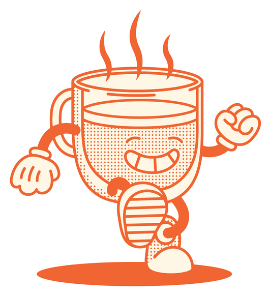 Coffee Cup Vinyl Sticker
