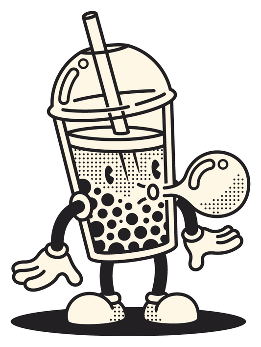 Bubble Tea Vinyl Sticker