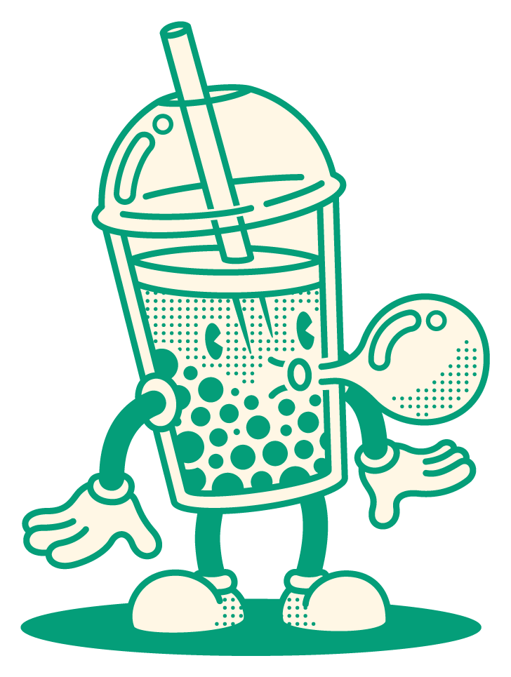 Bubble Tea Vinyl Sticker