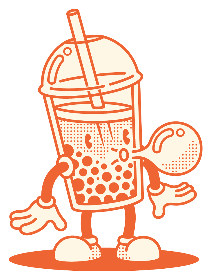 Bubble Tea Vinyl Sticker
