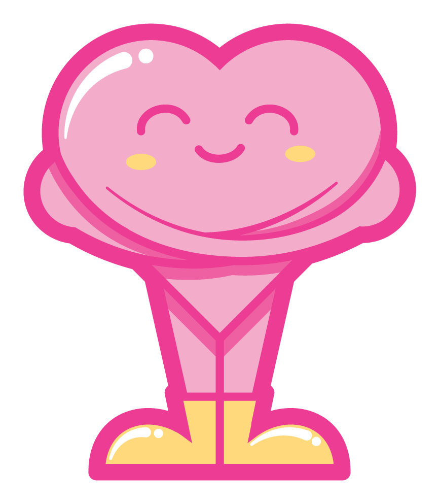 Love Heart Vinyl Sticker
