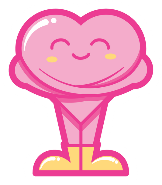 Love Heart Vinyl Sticker