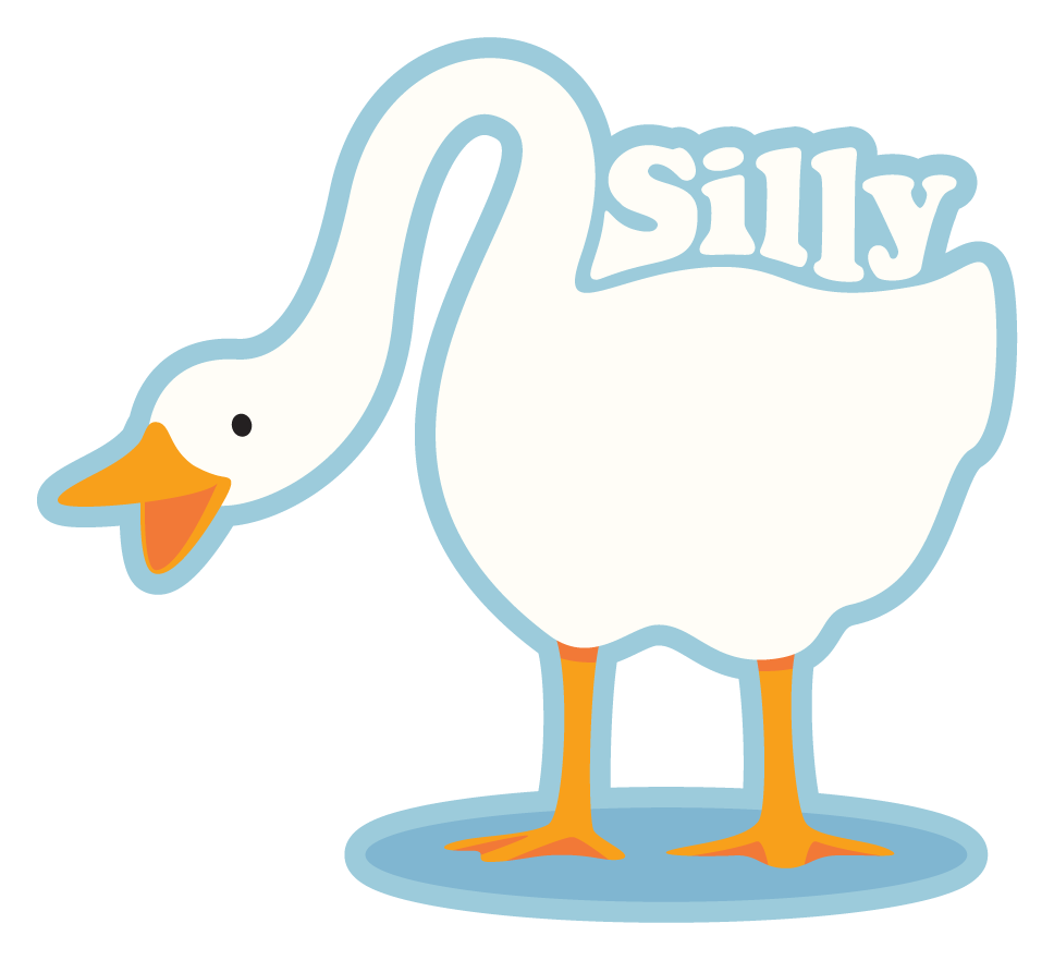 Silly Goose Vinyl Sticker