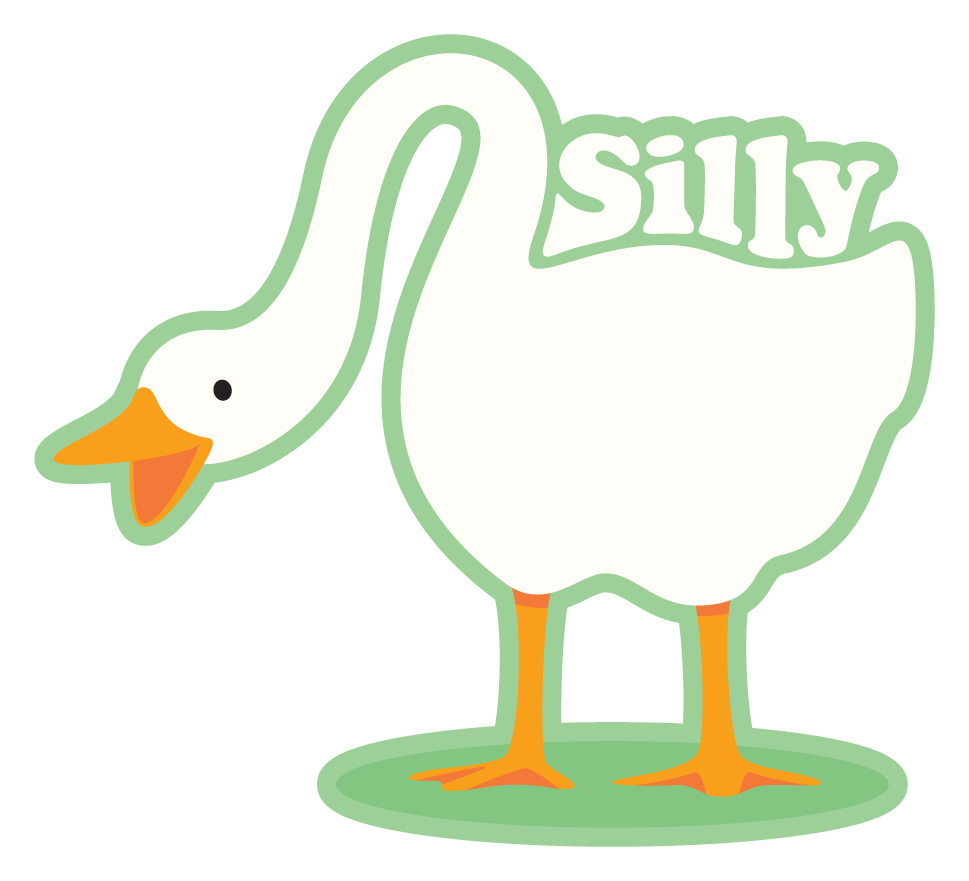 Silly Goose Vinyl Sticker