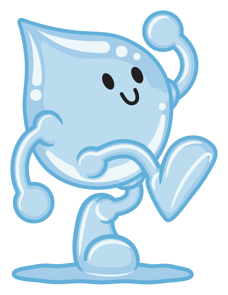 Water Drop Vinyl Sticker